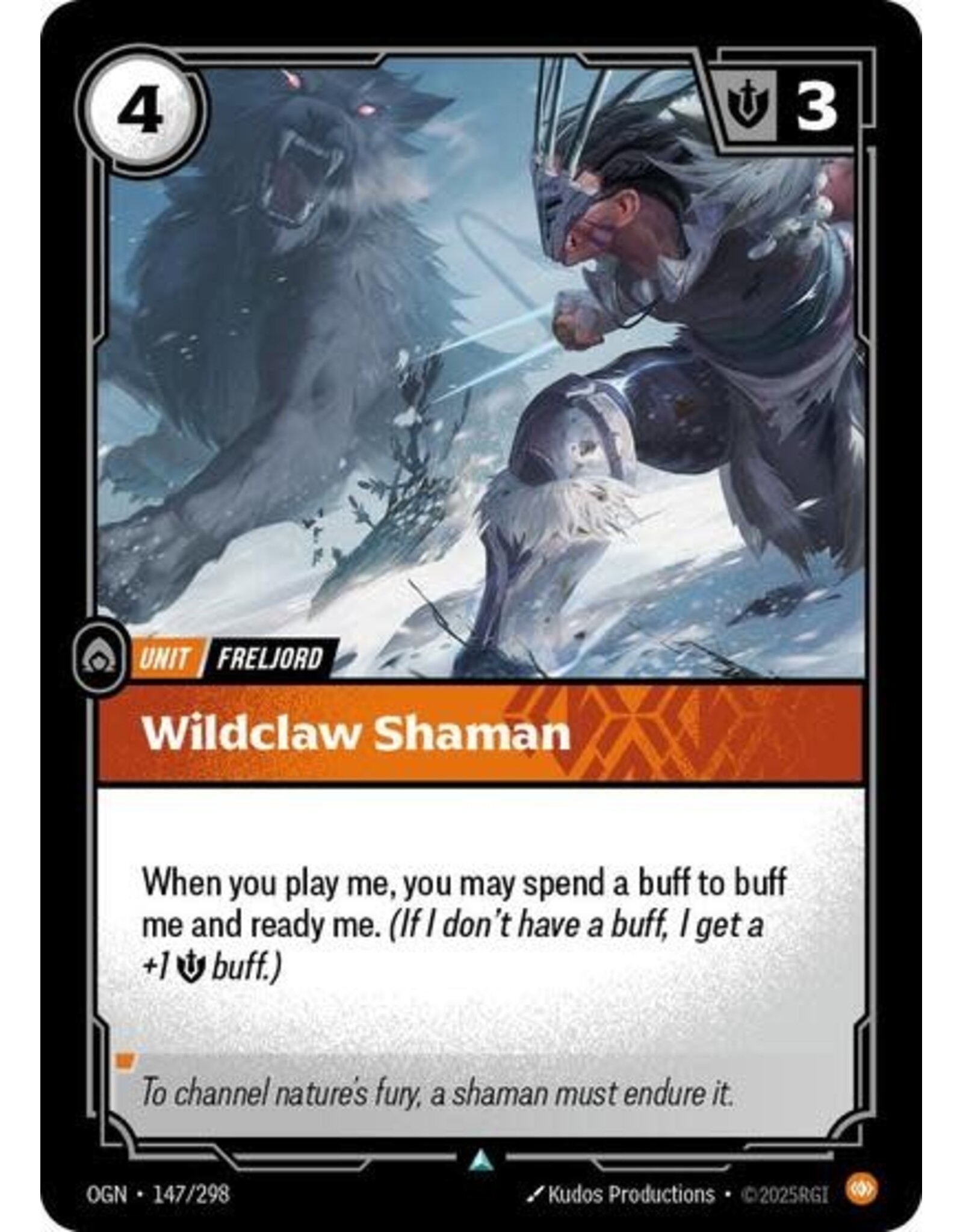 Wildclaw Shaman - 147/298 (Normal, Uncommon)