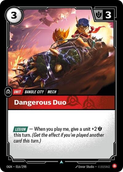 Dangerous Duo - 016/298 (Normal, Uncommon)