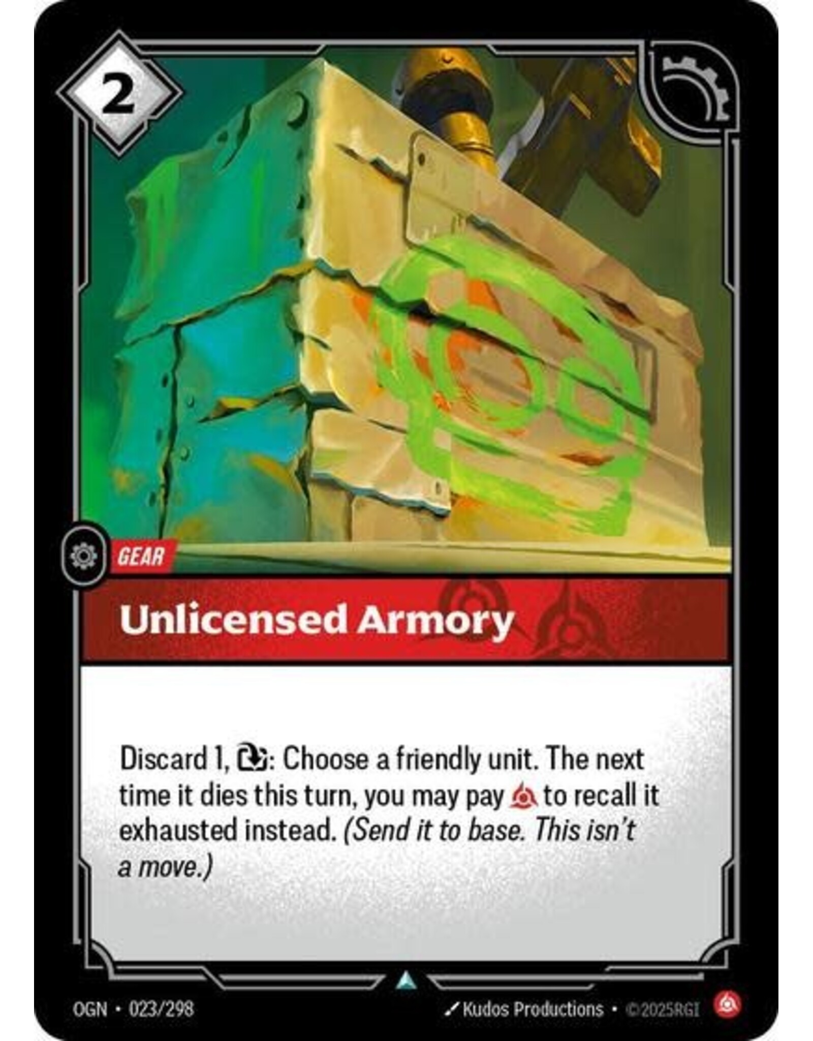 Unlicensed Armory - 023/298 (Normal, Uncommon)