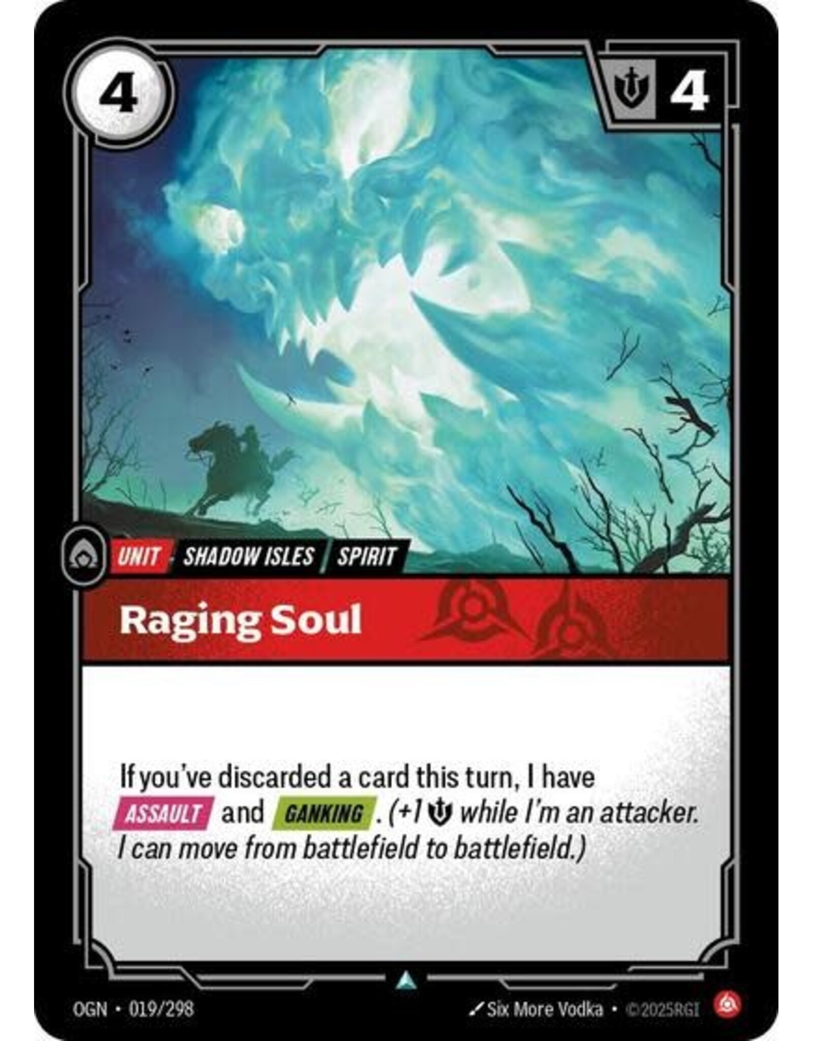 Raging Soul - 019/298 (Normal, Uncommon)