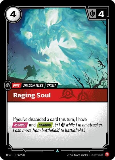 Raging Soul - 019/298 (Normal, Uncommon)