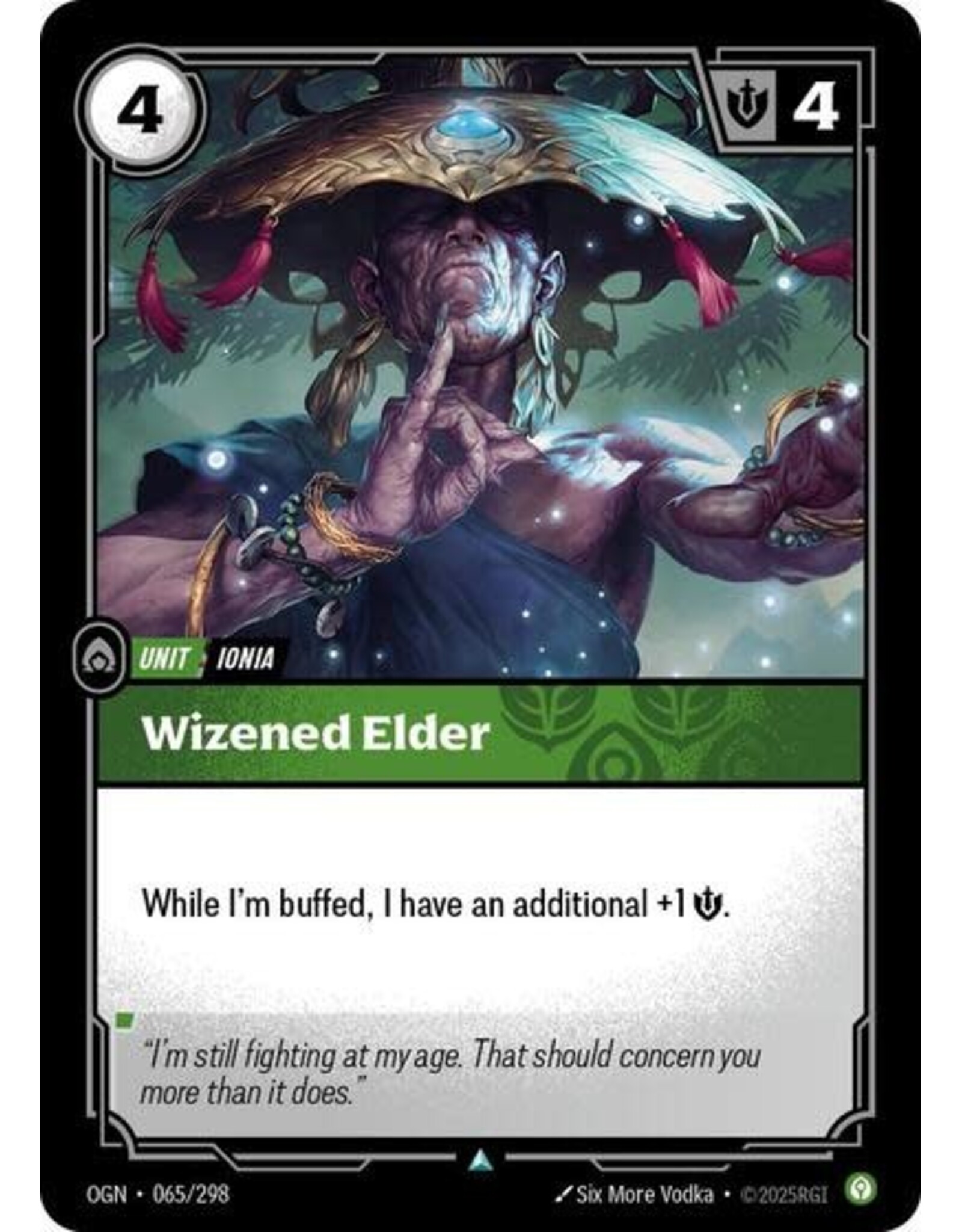 Wizened Elder - 065/298 (Normal, Uncommon)