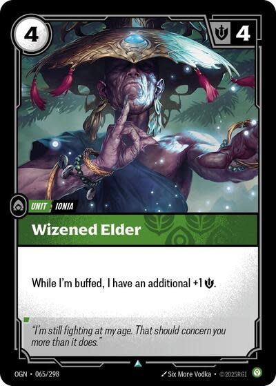 Wizened Elder - 065/298 (Normal, Uncommon)