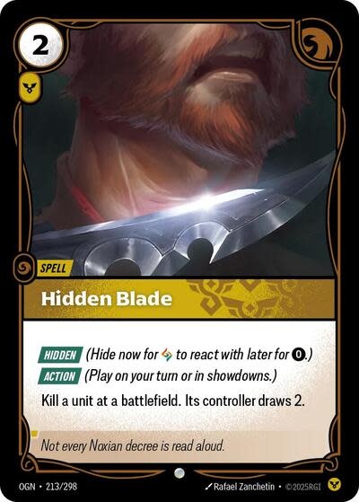 Hidden Blade - 213/298 (Normal, Common)