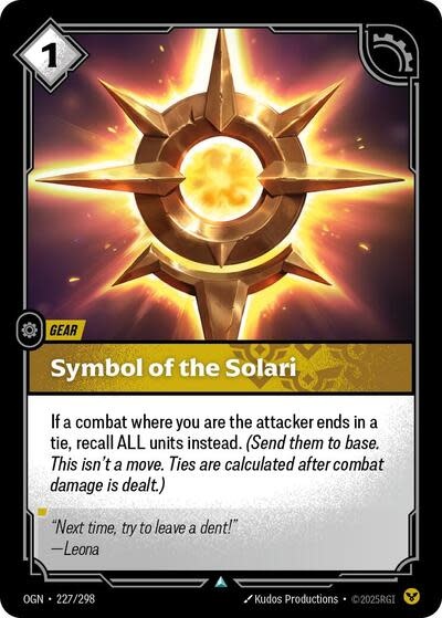 Symbol of the Solari - 227/298 (Normal, Uncommon)