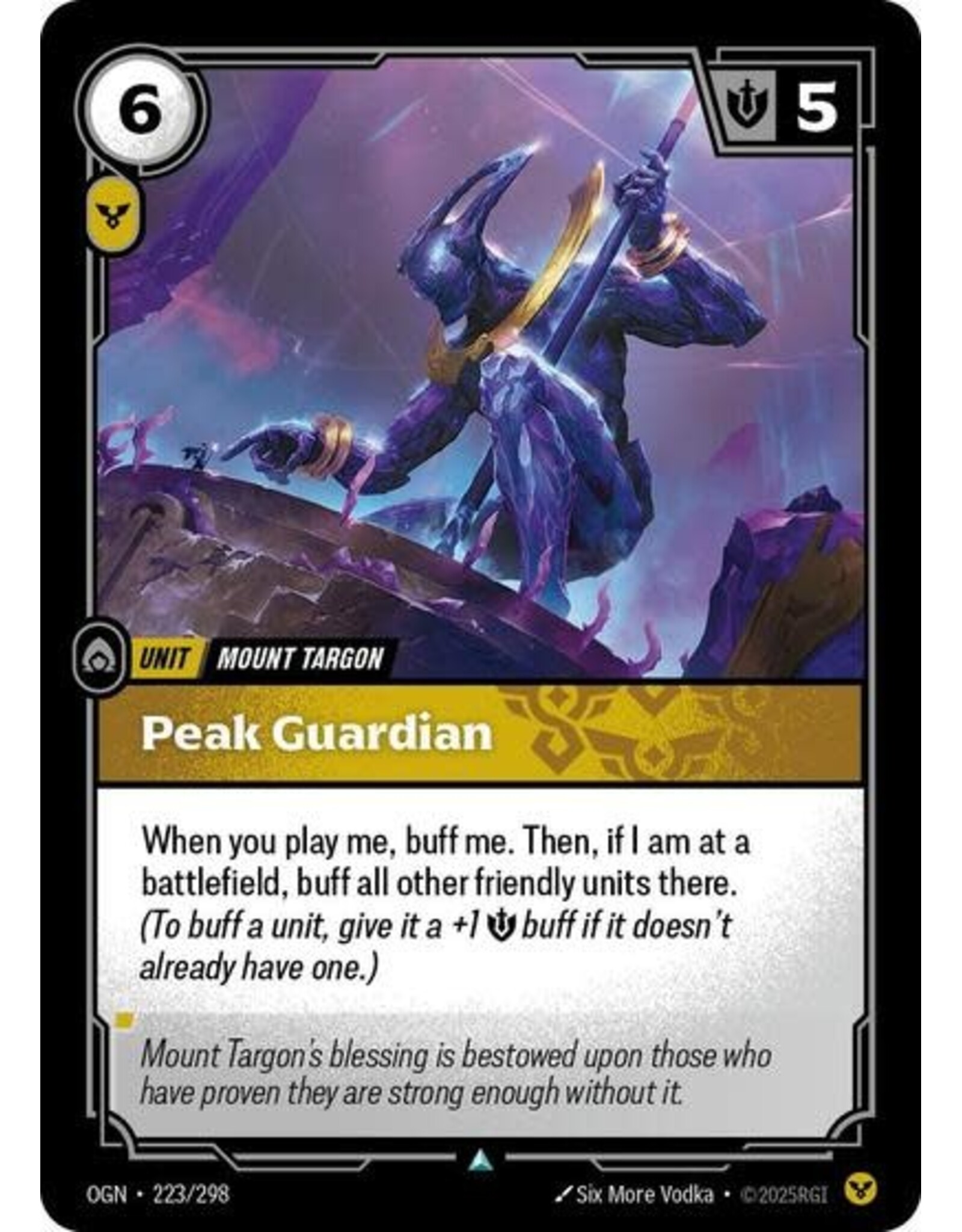 Peak Guardian - 223/298 (Normal, Uncommon)