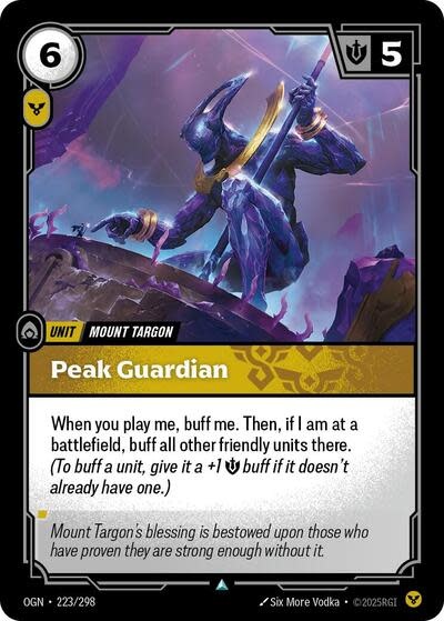Peak Guardian - 223/298 (Normal, Uncommon)