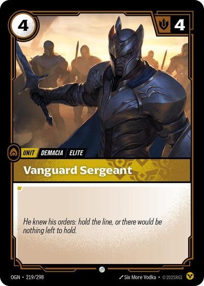 Vanguard Sergeant - 219/298 (Normal, Common)