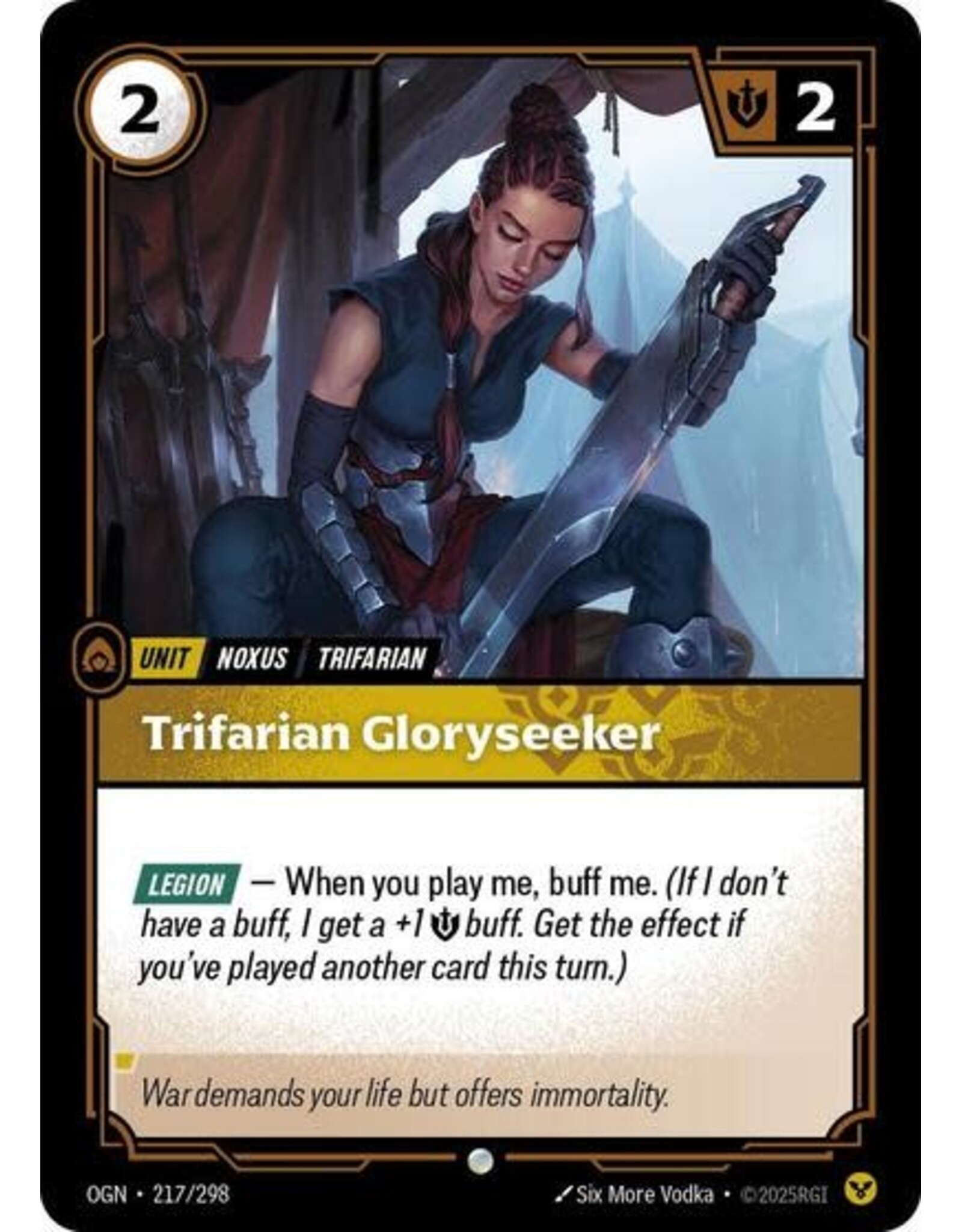 Trifarian Gloryseeker - 217/298 (Foil, Common)