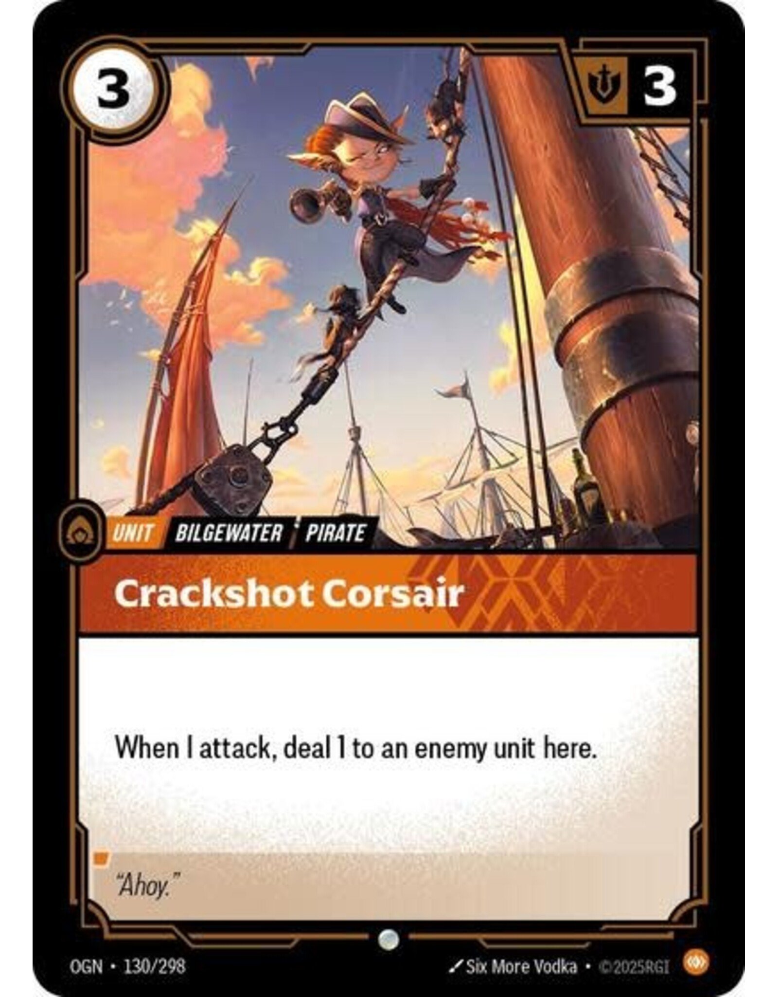 Crackshot Corsair - 130/298 (Normal, Common)