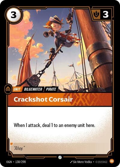Crackshot Corsair - 130/298 (Normal, Common)