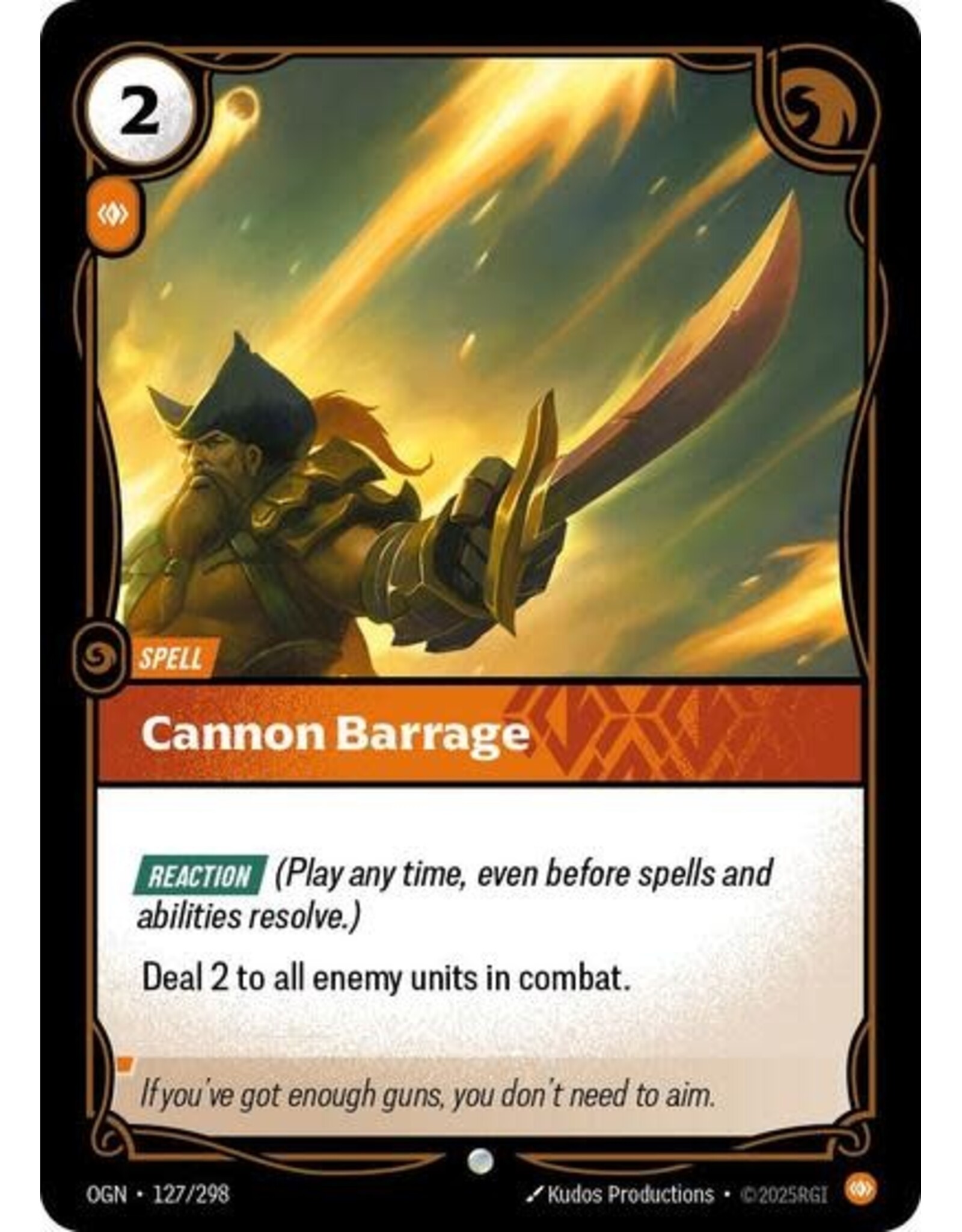 Cannon Barrage - 127/298 (Normal, Common)