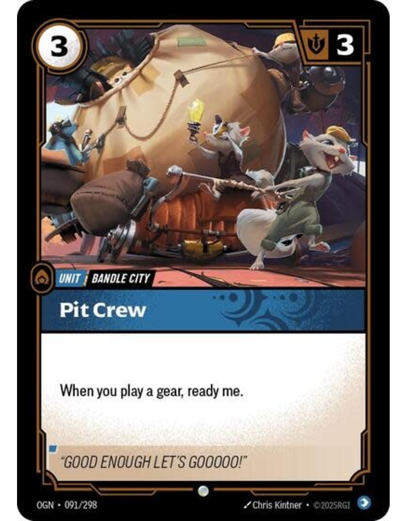 Pit Crew - 091/298 (Normal, Common)