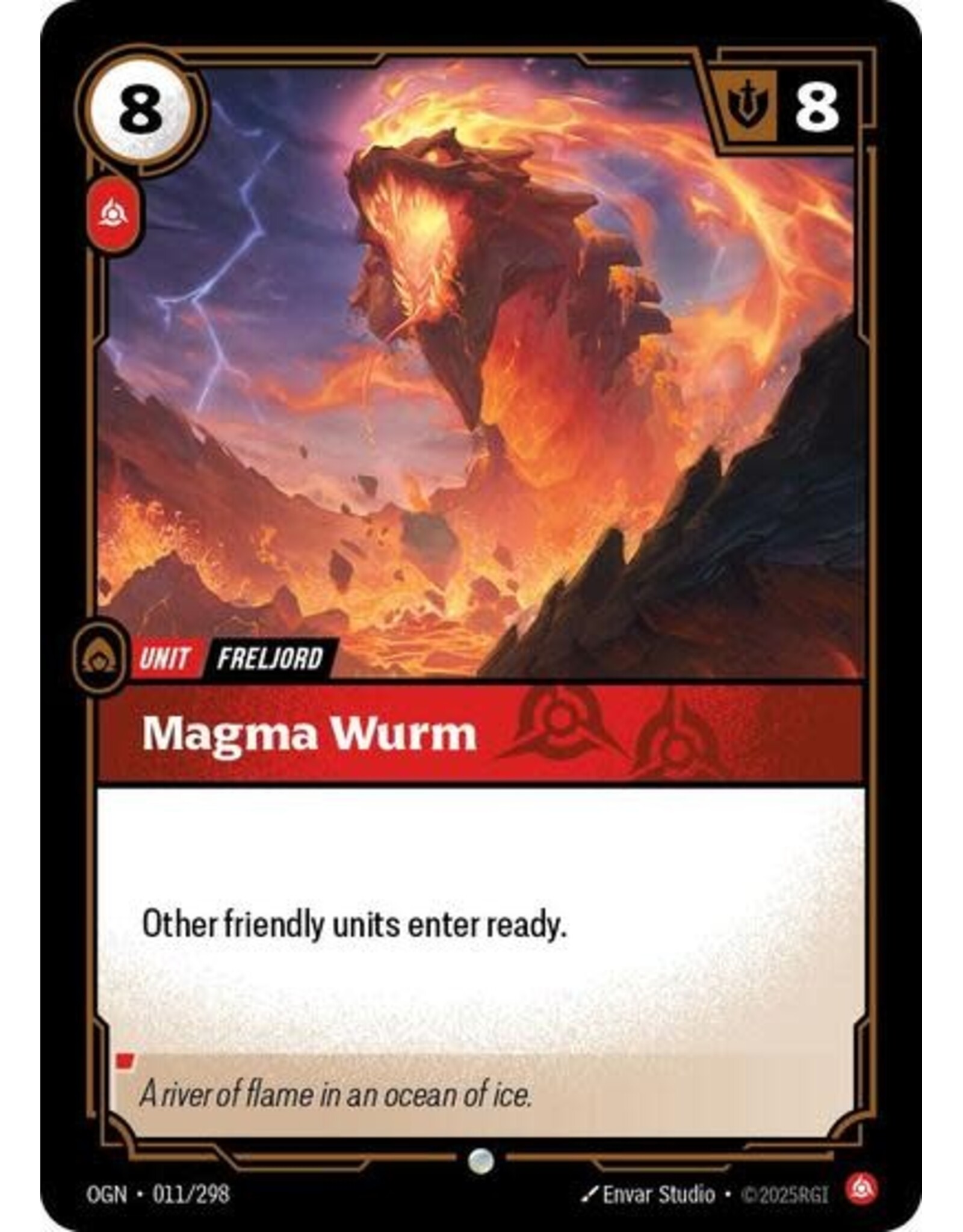 Magma Wurm - 011/298 (Foil, Common)