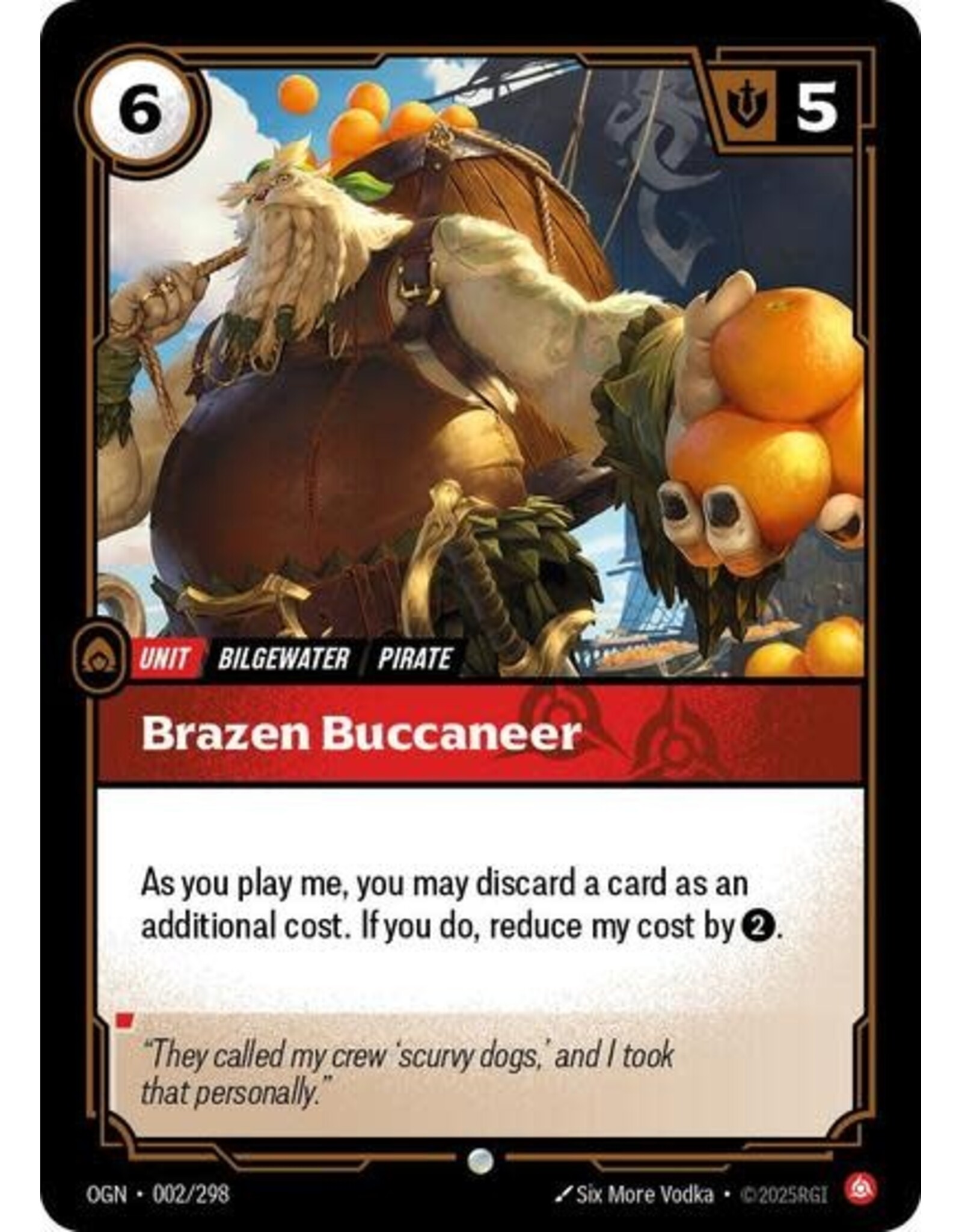 Brazen Buccaneer - 002/298 (Normal, Common)