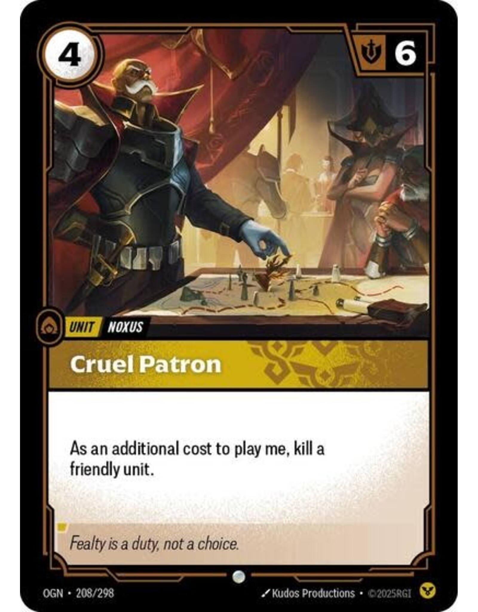 Cruel Patron - 208/298 (Normal, Common)