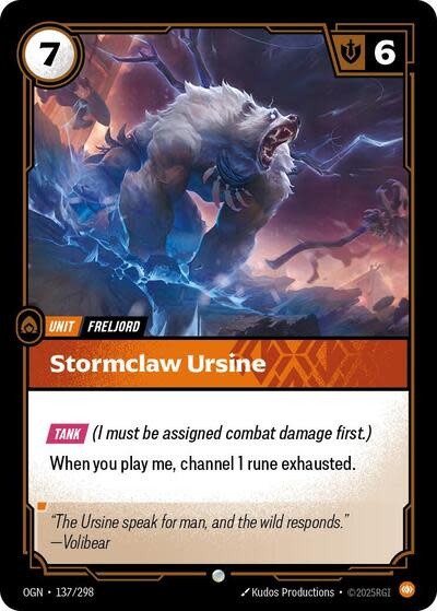 Stormclaw Ursine - 137/298 (Normal, Common)