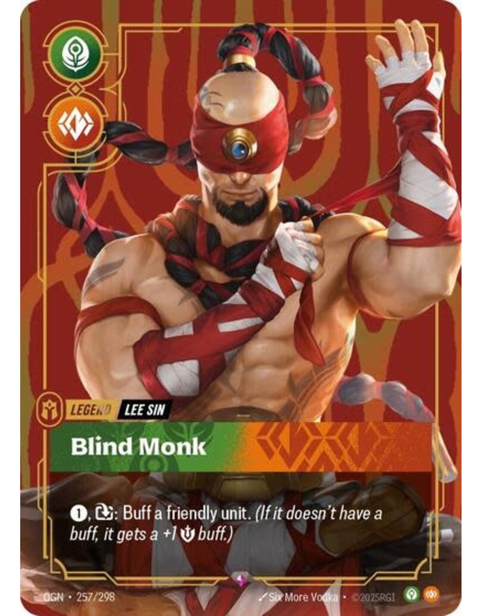 Lee Sin - Blind Monk - 257/298 (Foil, Rare)
