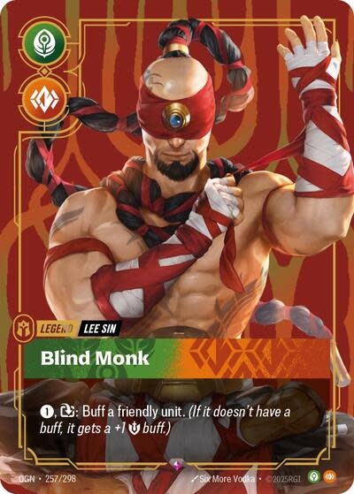 Lee Sin - Blind Monk - 257/298 (Foil, Rare)