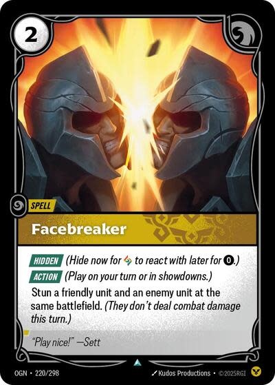 Facebreaker - 220/298 (Foil, Uncommon)
