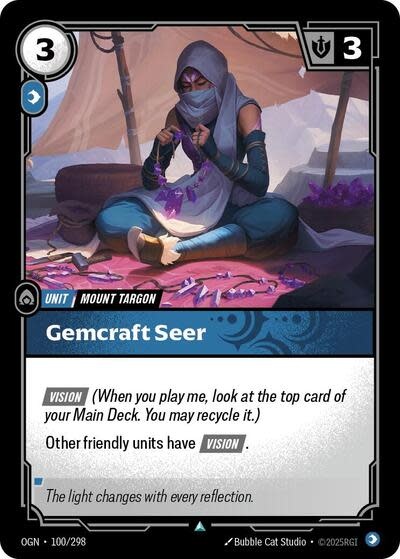 Gemcraft Seer - 100/298 (Foil, Uncommon)
