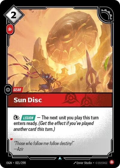Sun Disc - 021/298 (Foil, Uncommon)