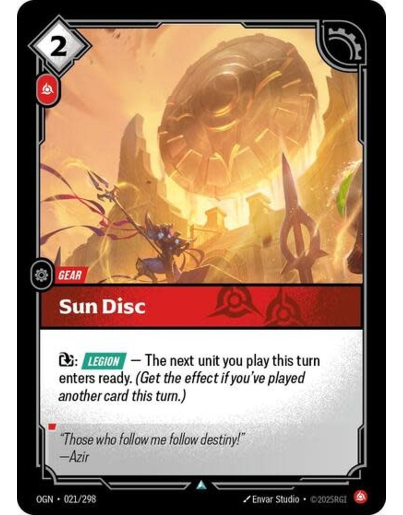 Sun Disc - 021/298 (Normal, Uncommon)