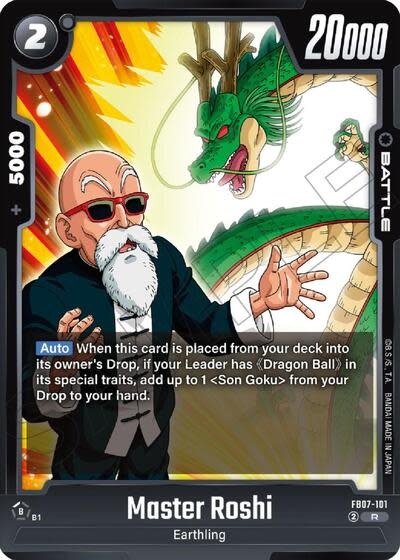 Master Roshi - FB07-101 (Holofoil, Rare)