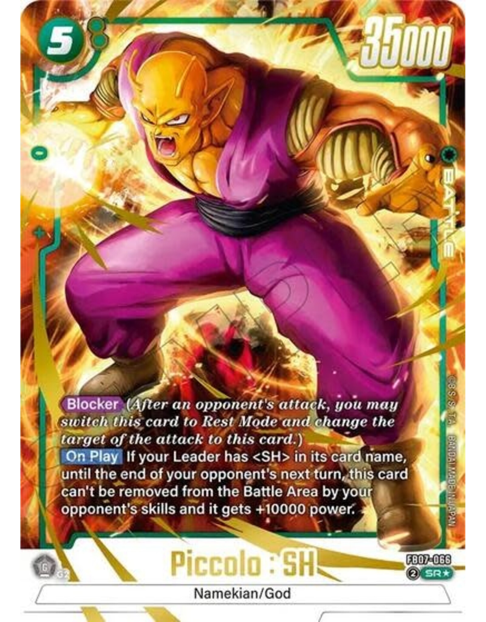 Piccolo : SH - FB07-066 (Alternate Art) (Holofoil, Super Rare)