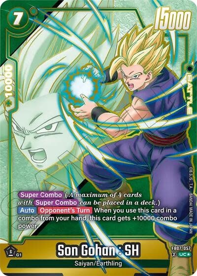 Son Gohan : SH - FB07-057 (Alternate Art) (Holofoil, Uncommon)