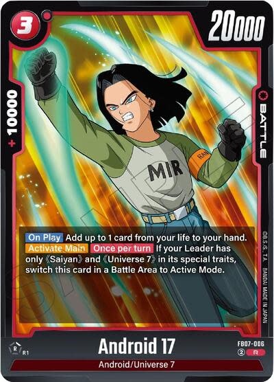 Android 17 - FB07-006 (Holofoil, Rare)