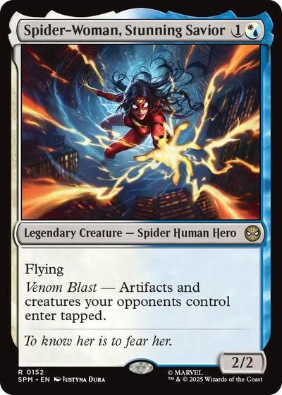 Spider-Woman, Stunning Savior - 152 (Foil, R)