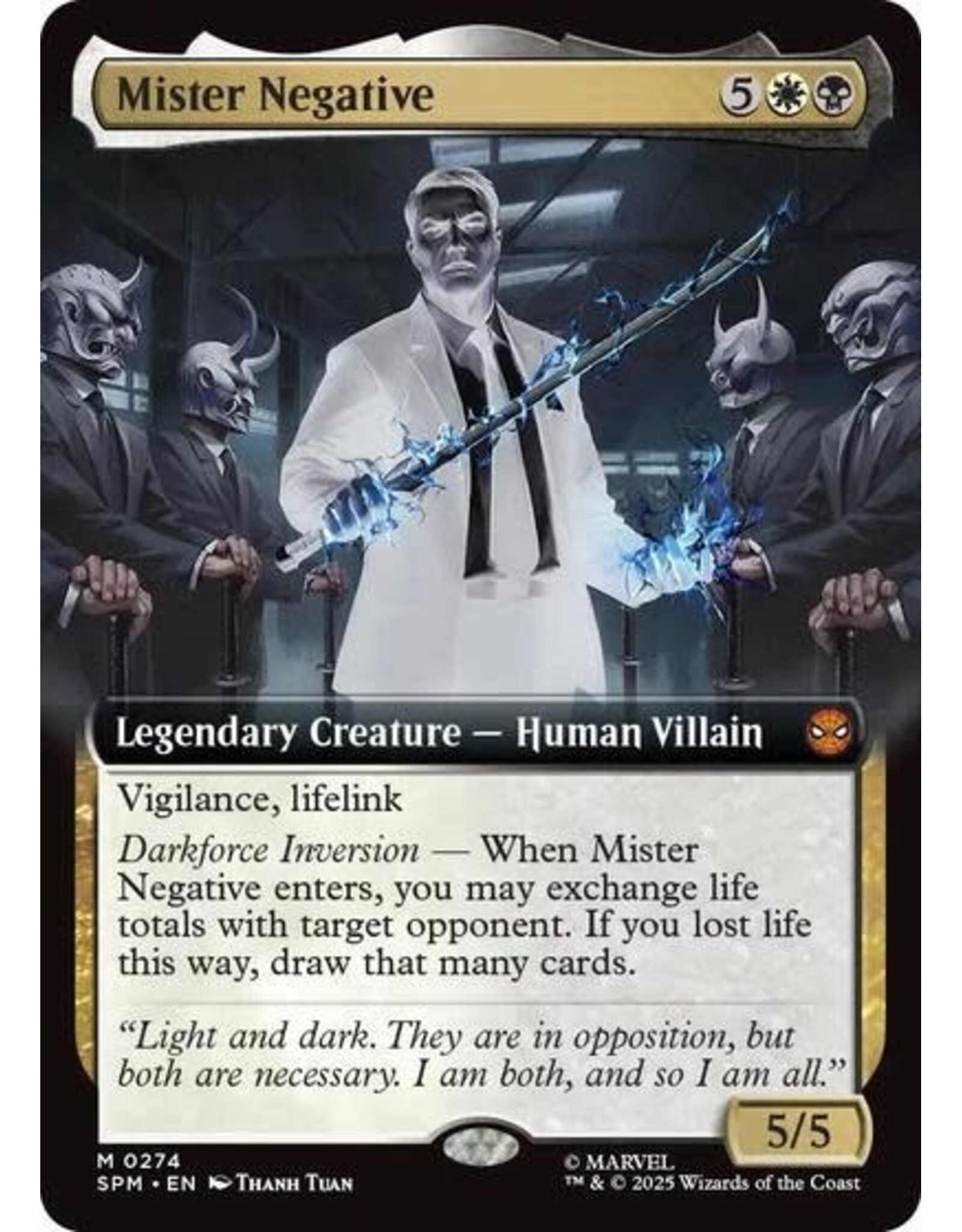 Mister Negative (Extended Art) - 274 (Normal, M)