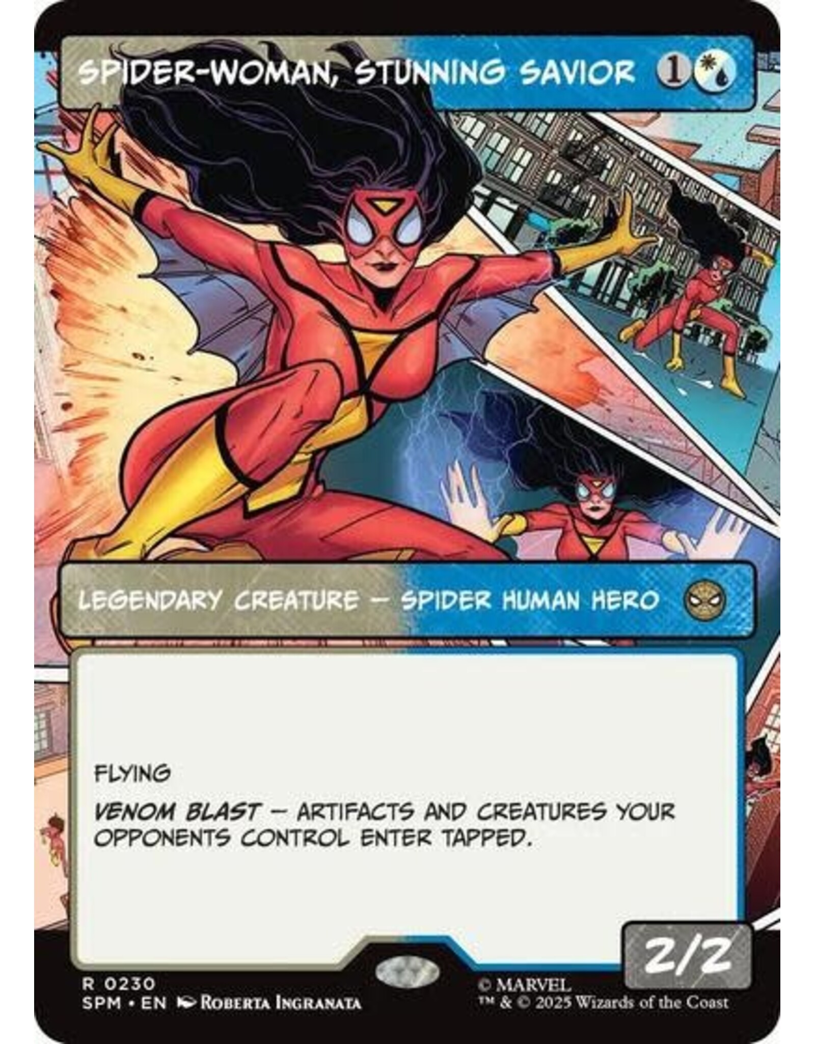 Spider-Woman, Stunning Savior (Borderless) - 230 (Foil, R)