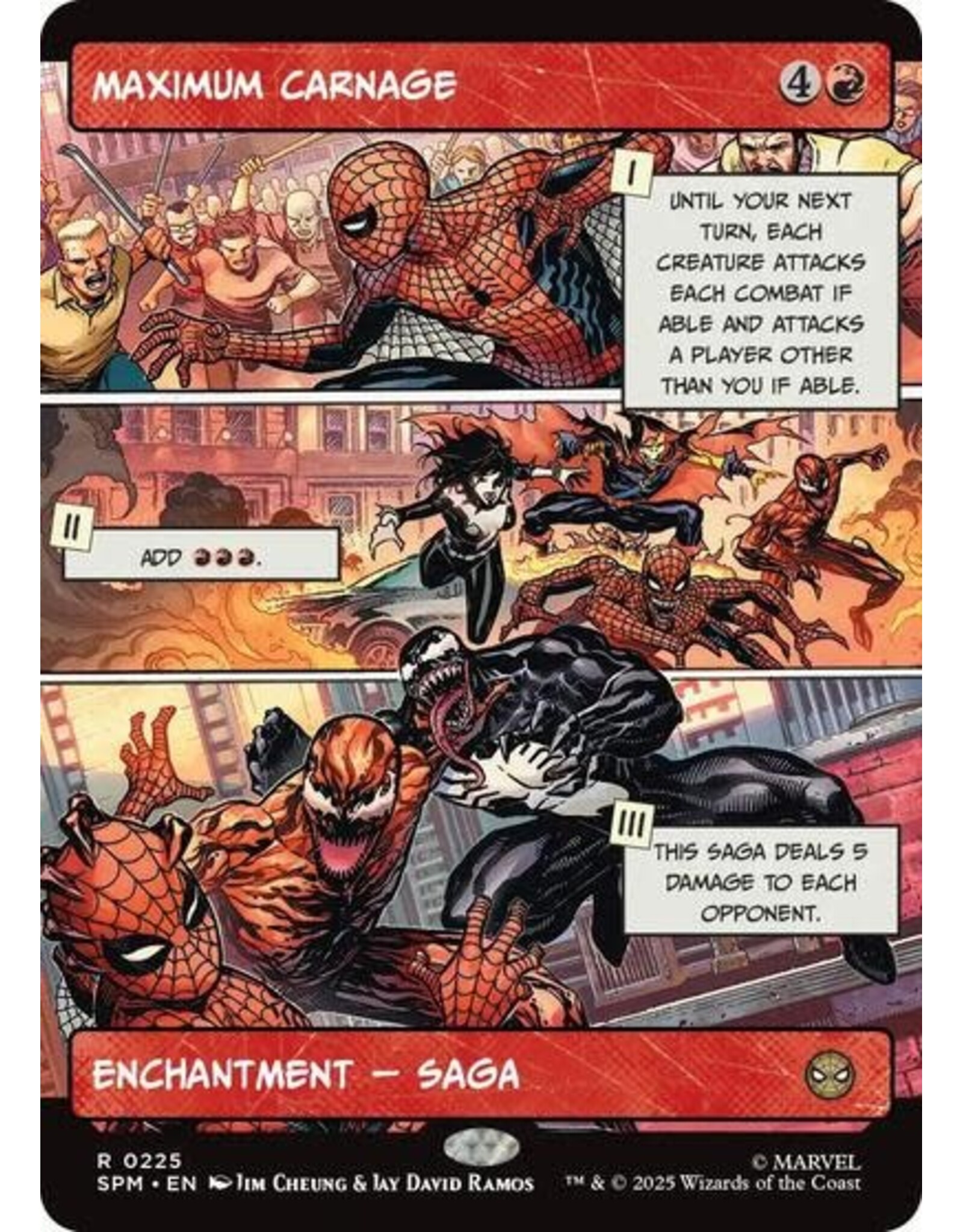 Maximum Carnage (Borderless) - 225 (Normal, R)