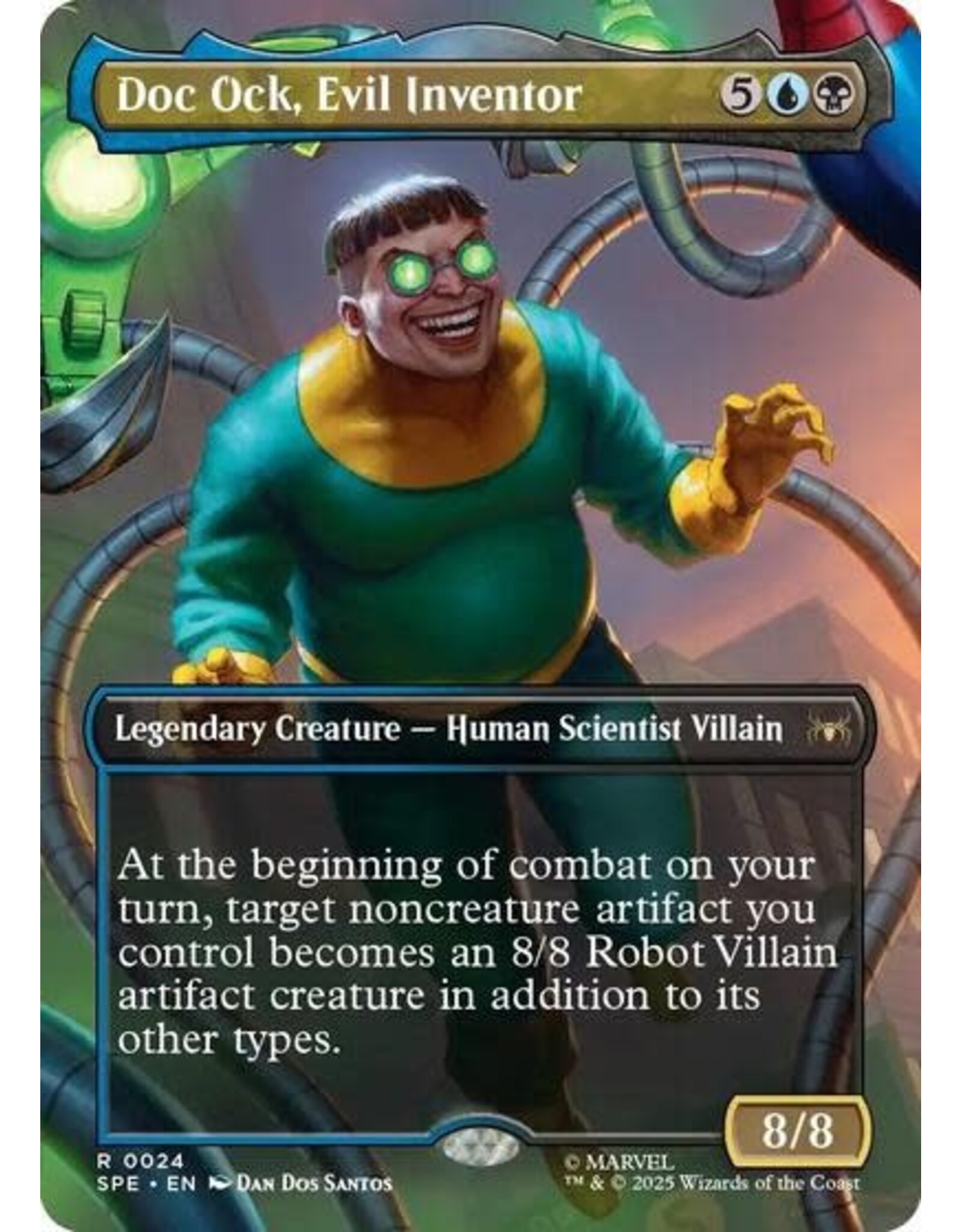 Doc Ock, Evil Inventor (Borderless) - 24 (Foil, R)