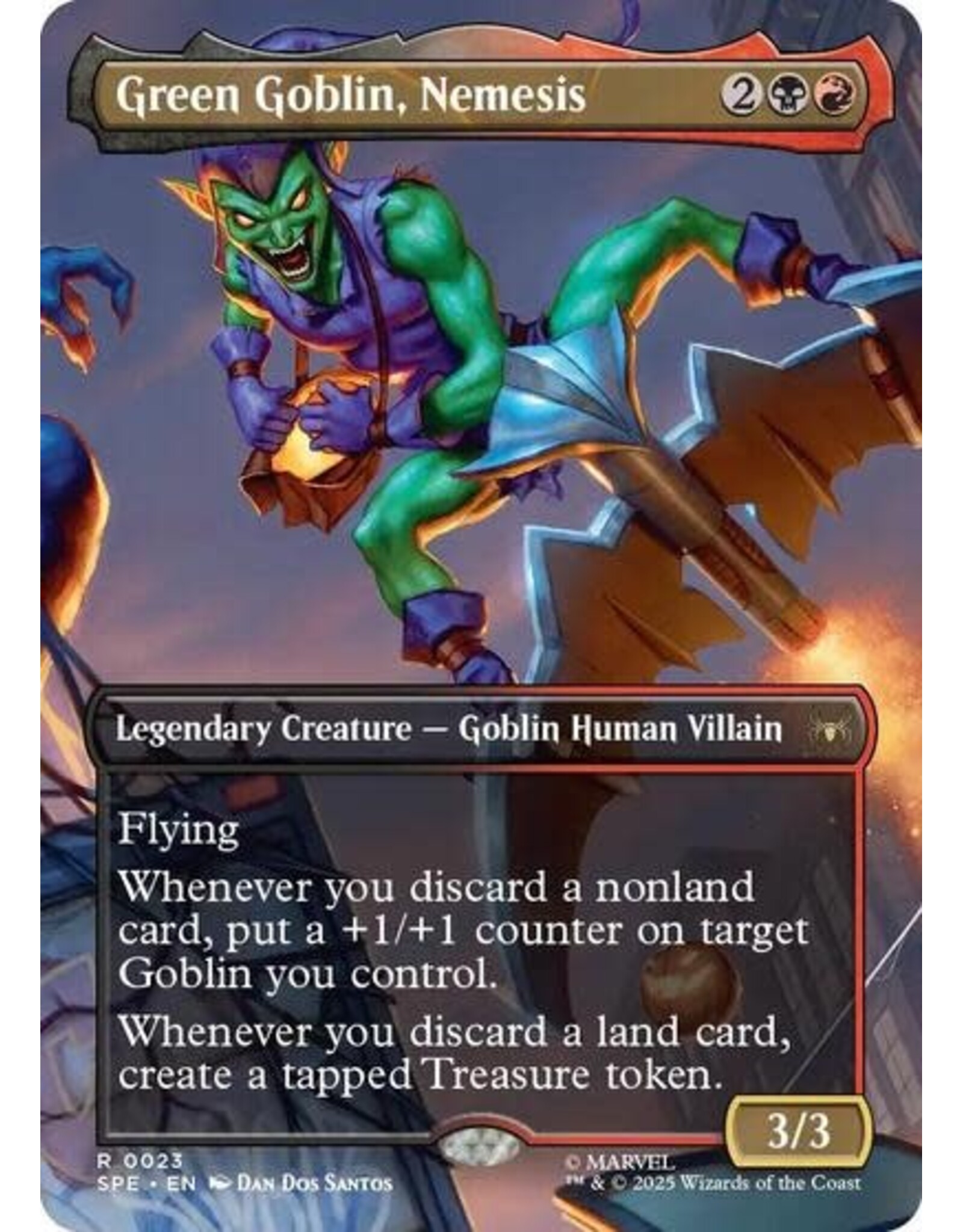 Green Goblin, Nemesis (Borderless) - 23 (Foil, R)