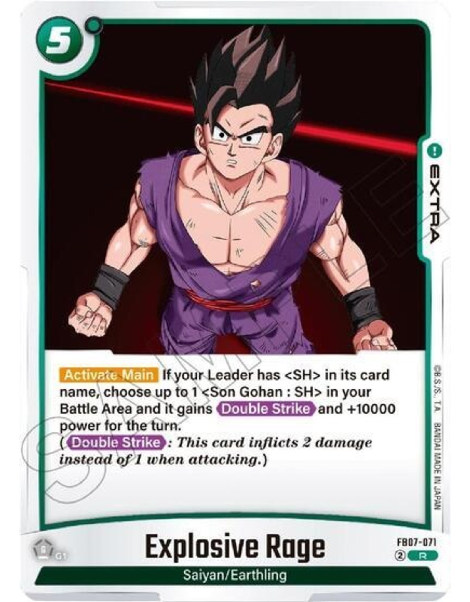 Explosive Rage - FB07-071 (Holofoil, Rare)