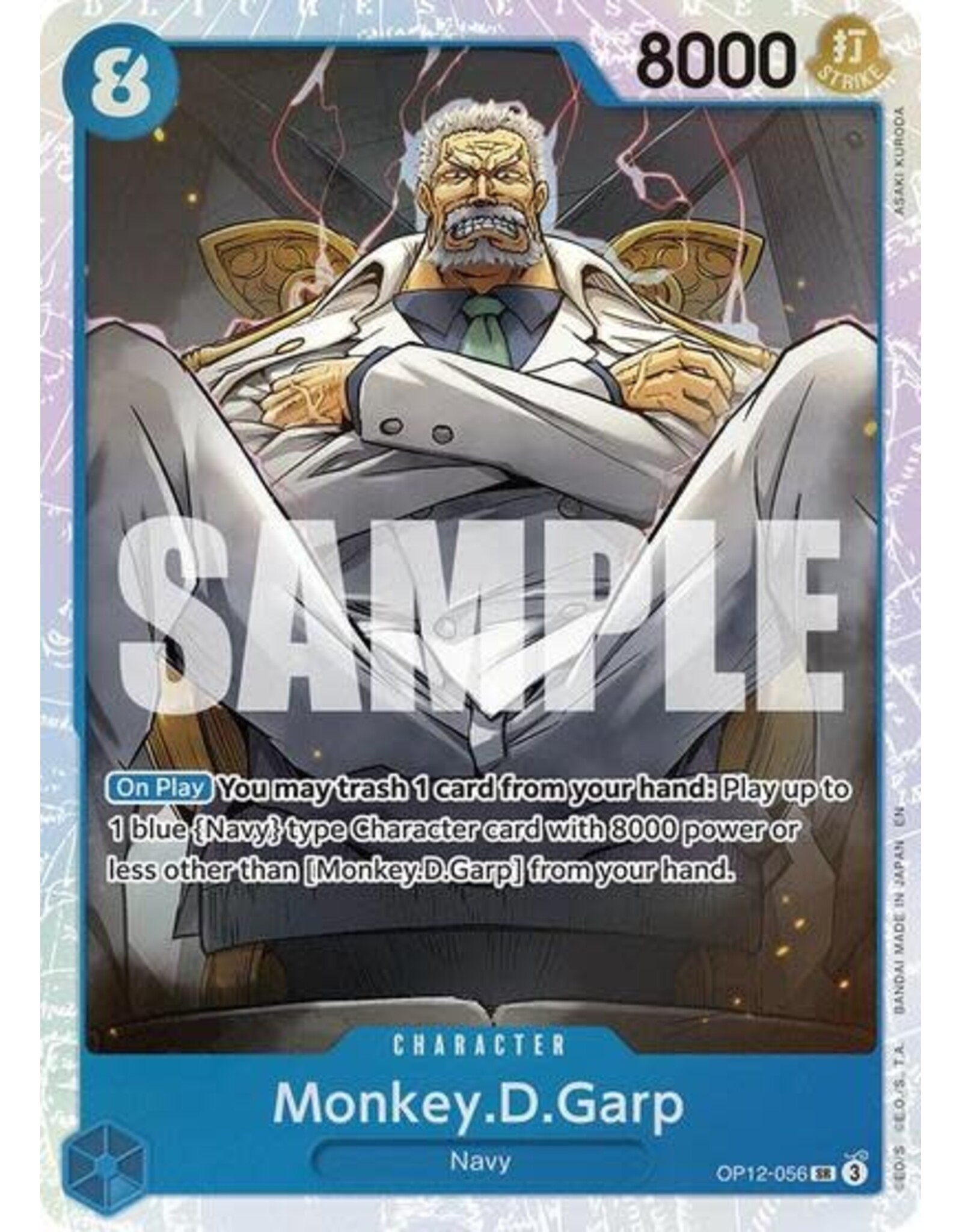 Monkey.D.Garp - OP12-056 (Foil, SR)