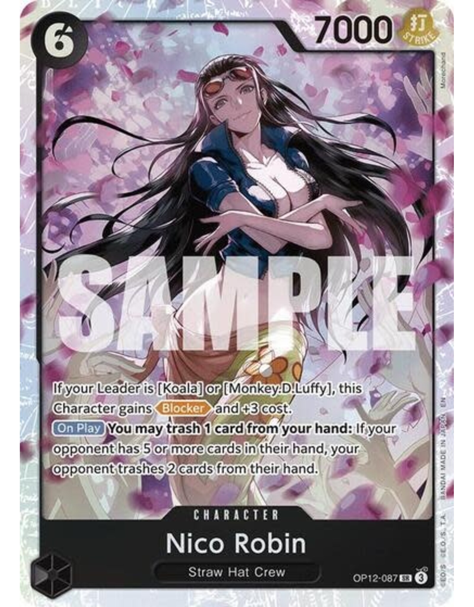 Nico Robin - OP12-087 (Foil, SR)