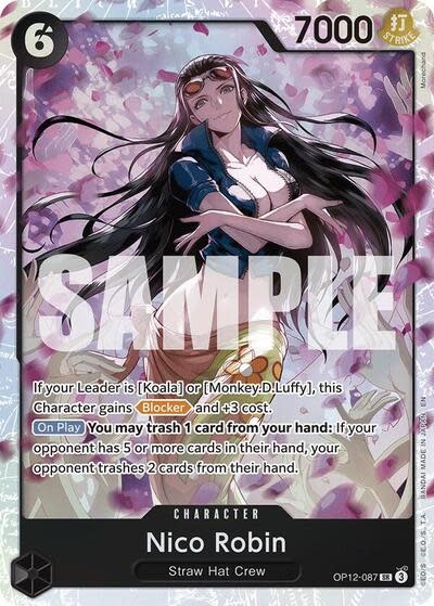 Nico Robin - OP12-087 (Foil, SR)