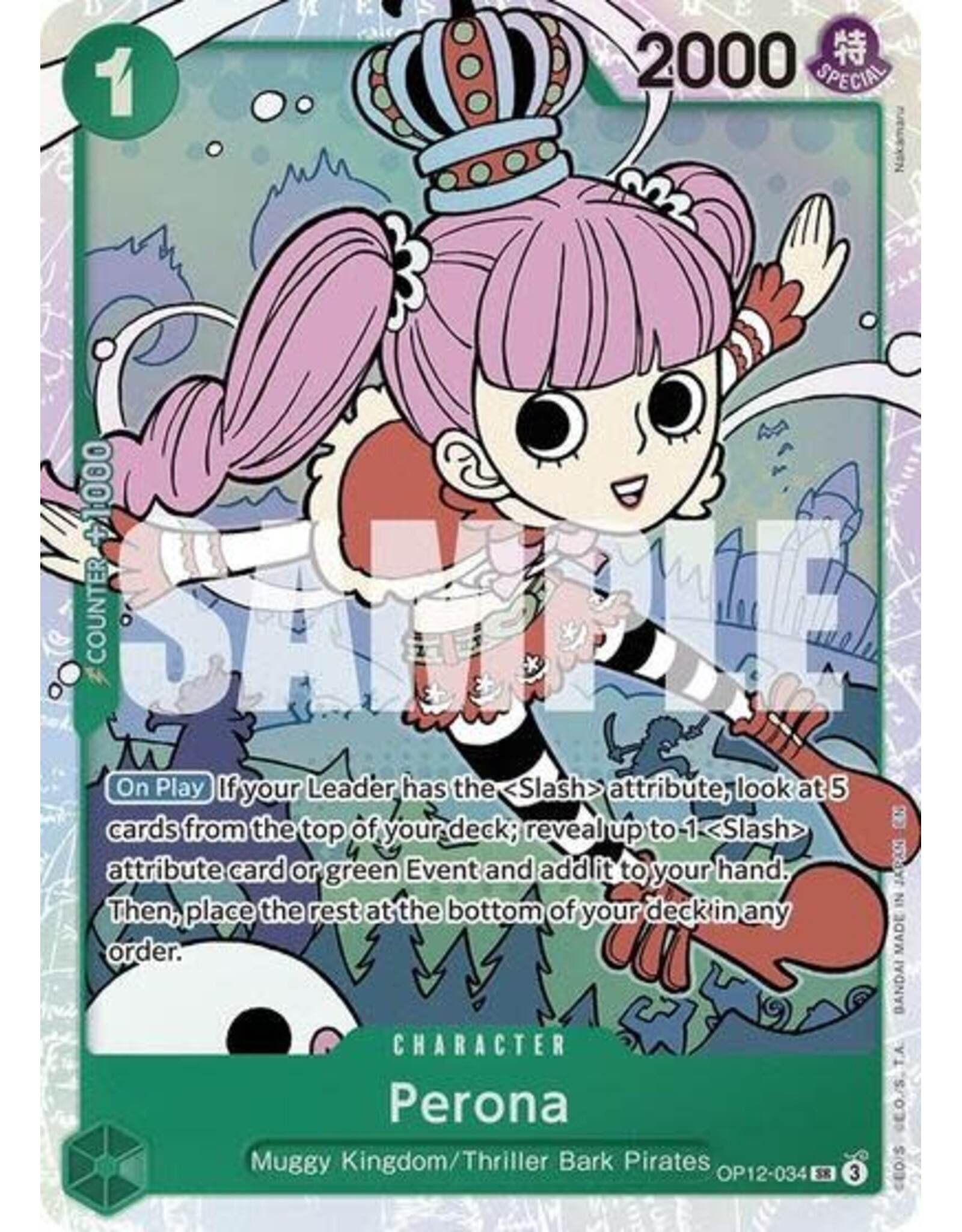 Perona - OP12-034 (Foil, SR)