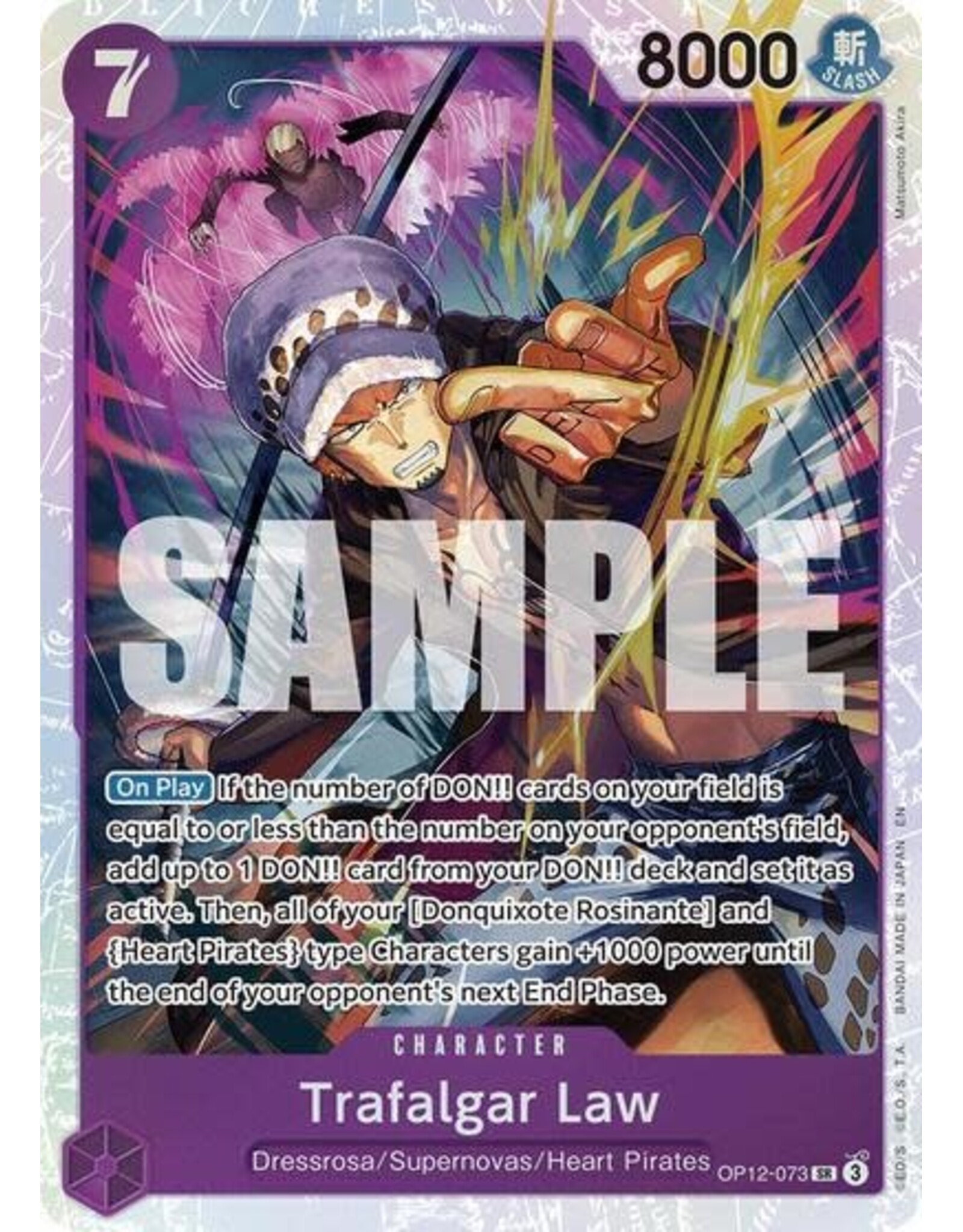 Trafalgar Law (073) - OP12-073 (Foil, SR)