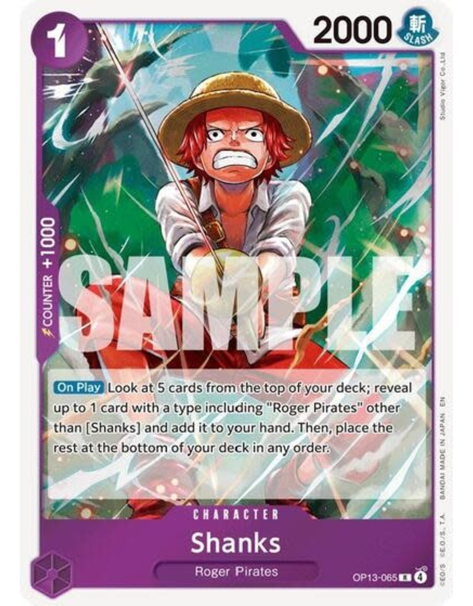 Shanks (065) - OP13-065 (Foil, R)