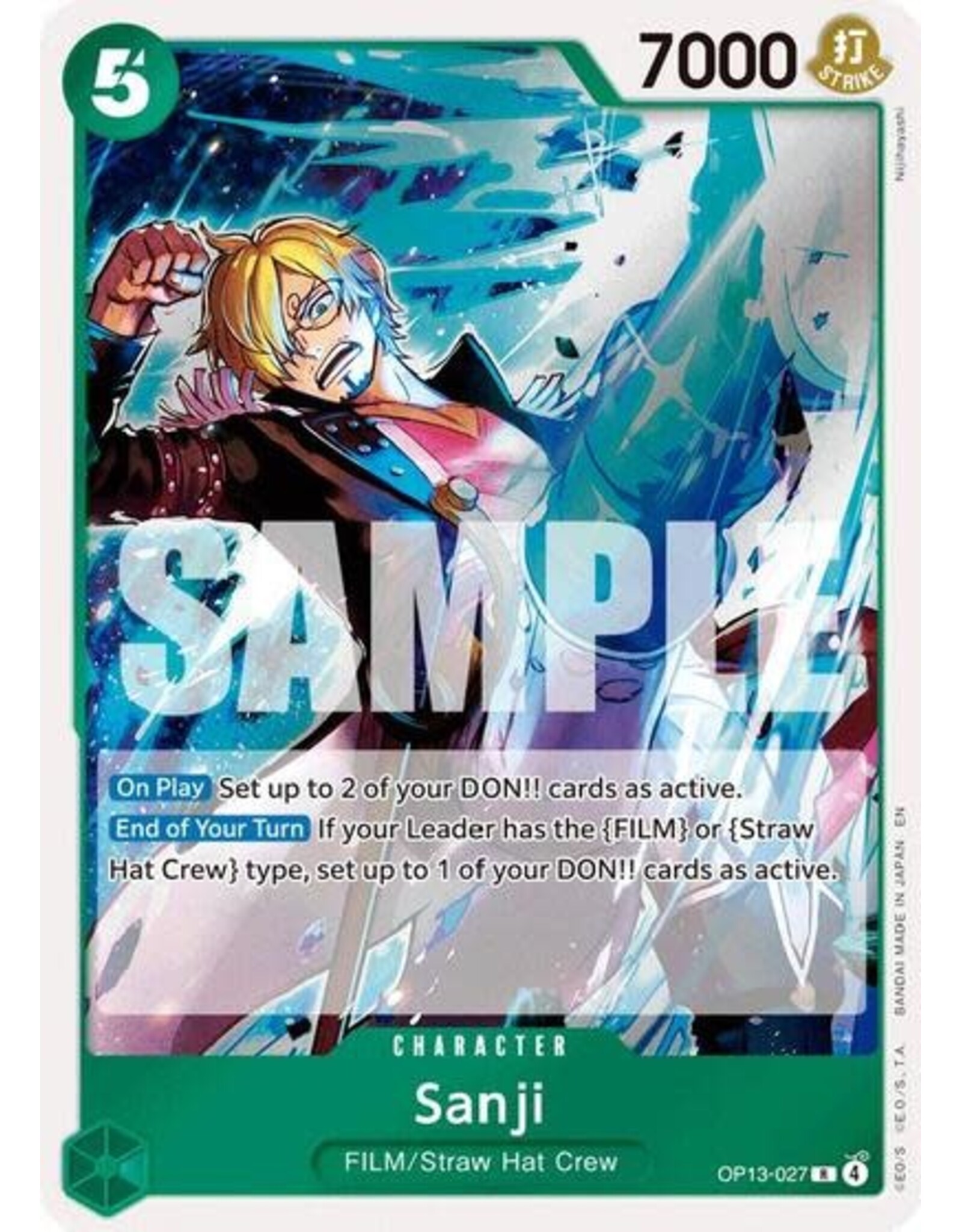 Sanji - OP13-027 (Foil, R)