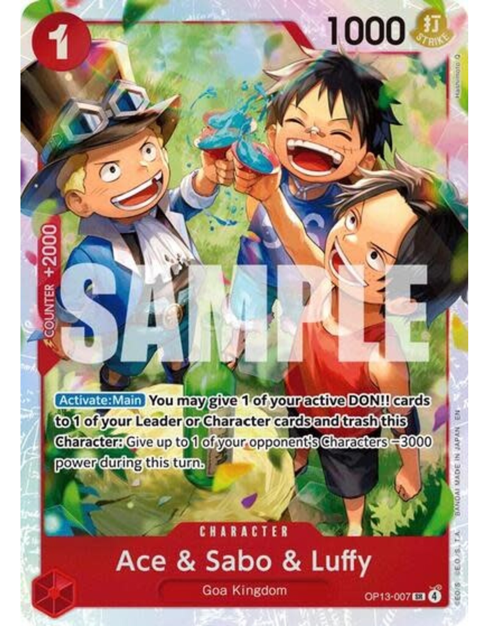 Ace & Sabo & Luffy - OP13-007 (Foil, SR)