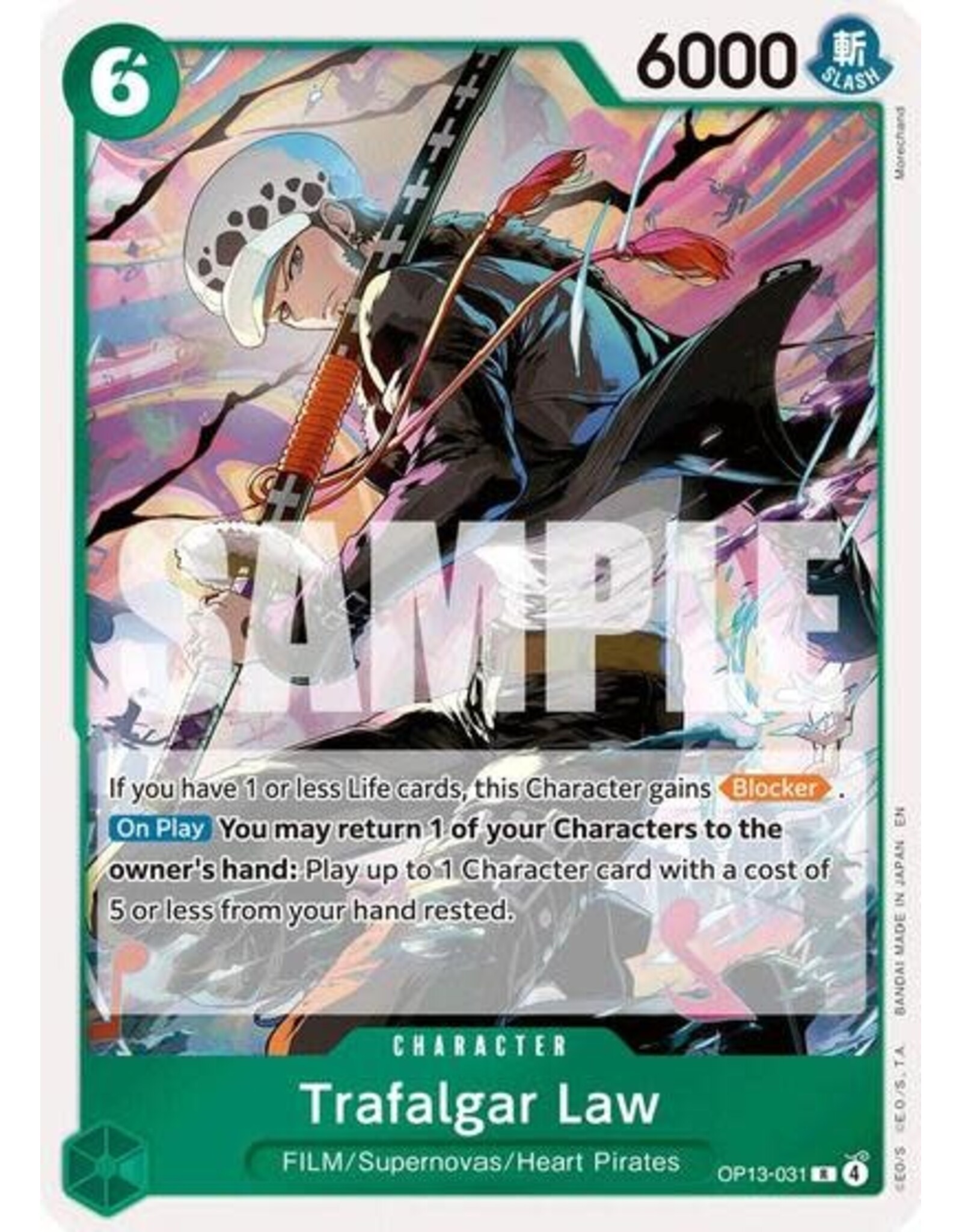 Trafalgar Law - OP13-031 (Foil, R)
