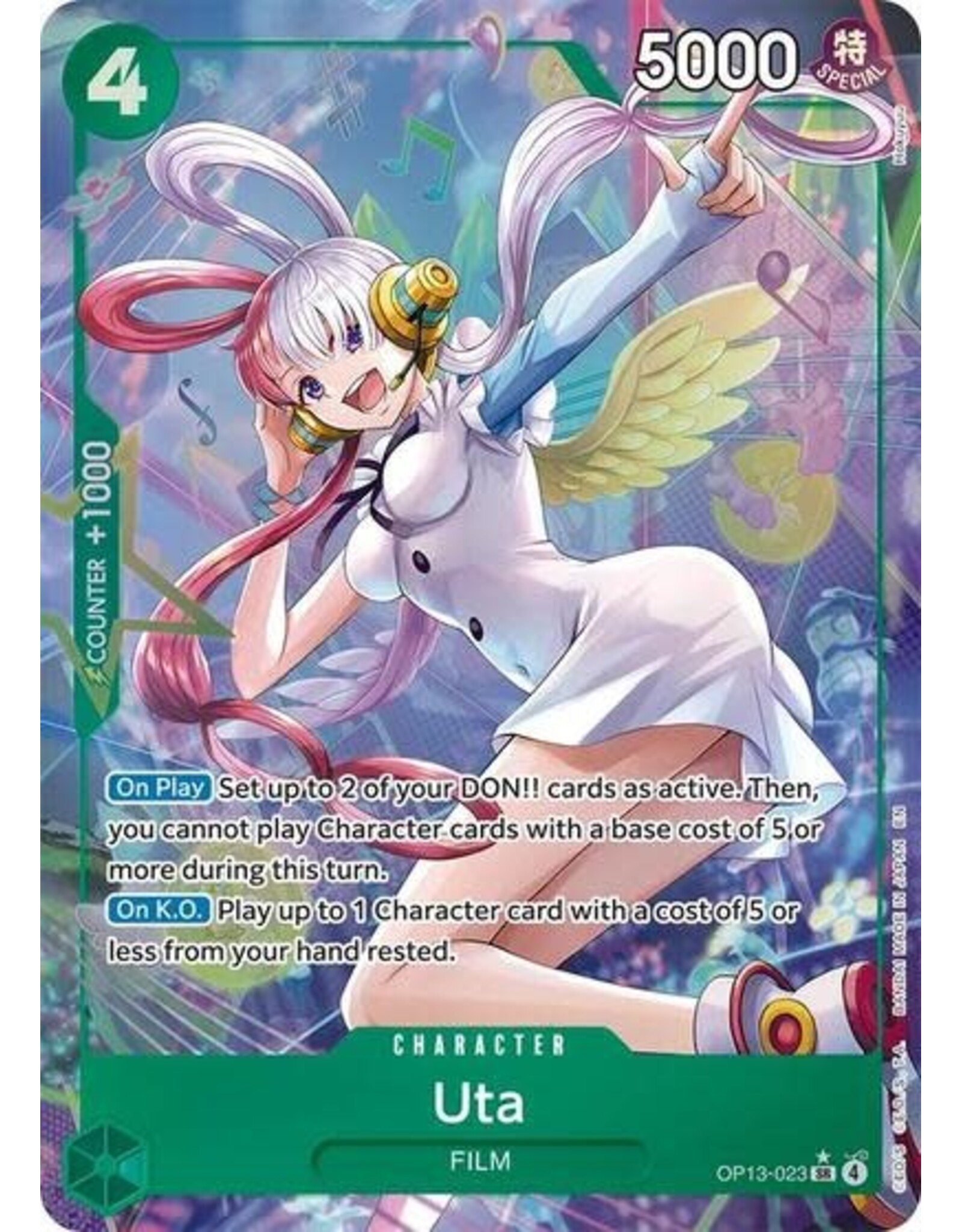 Uta (Alternate Art) - OP13-023 (Foil, SR)