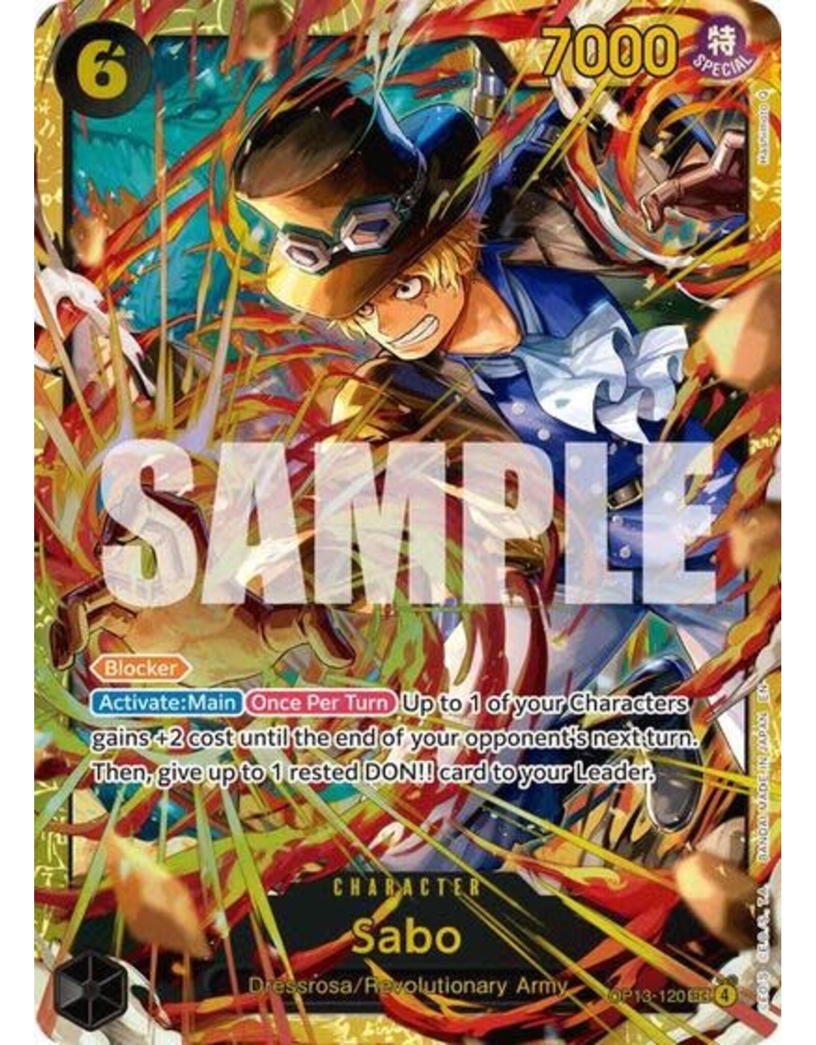 Sabo (120) (SP) - OP13-120 (Foil, SEC)