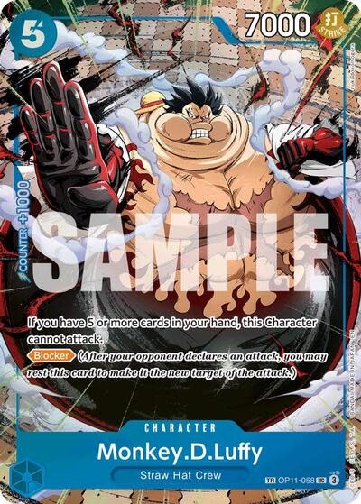 Monkey.D.Luffy - OP11-058 (TR) (Foil, TR)